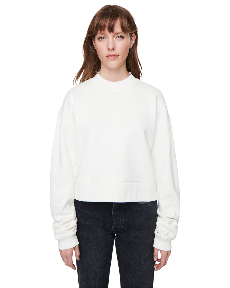 Women's Mock Neck in Off White