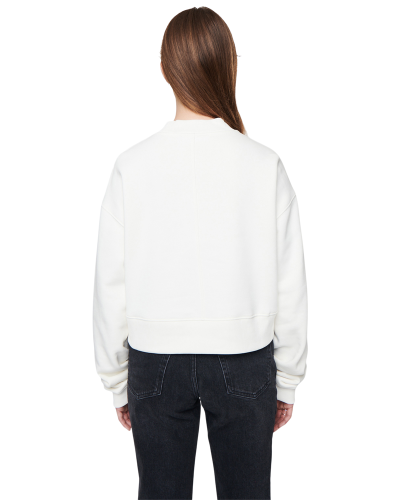 Women's Mock Neck in Off White