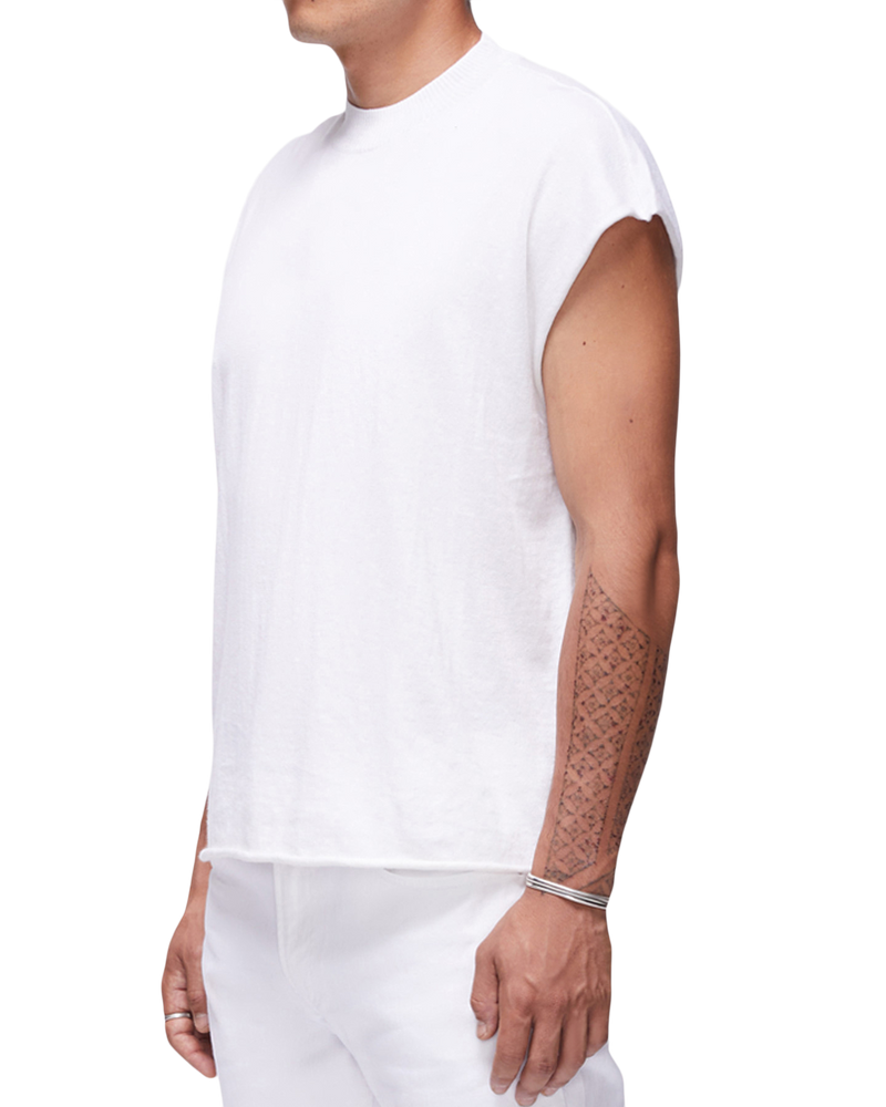 Unisex Muscle Tee in Ivory